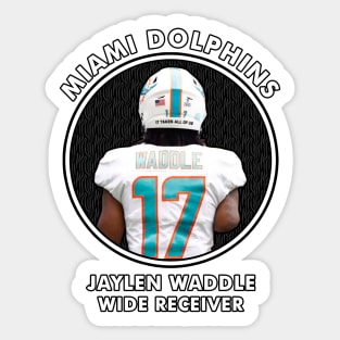 JAYLEN WADDLE - WR - MIAMI DOLPHINS Sticker